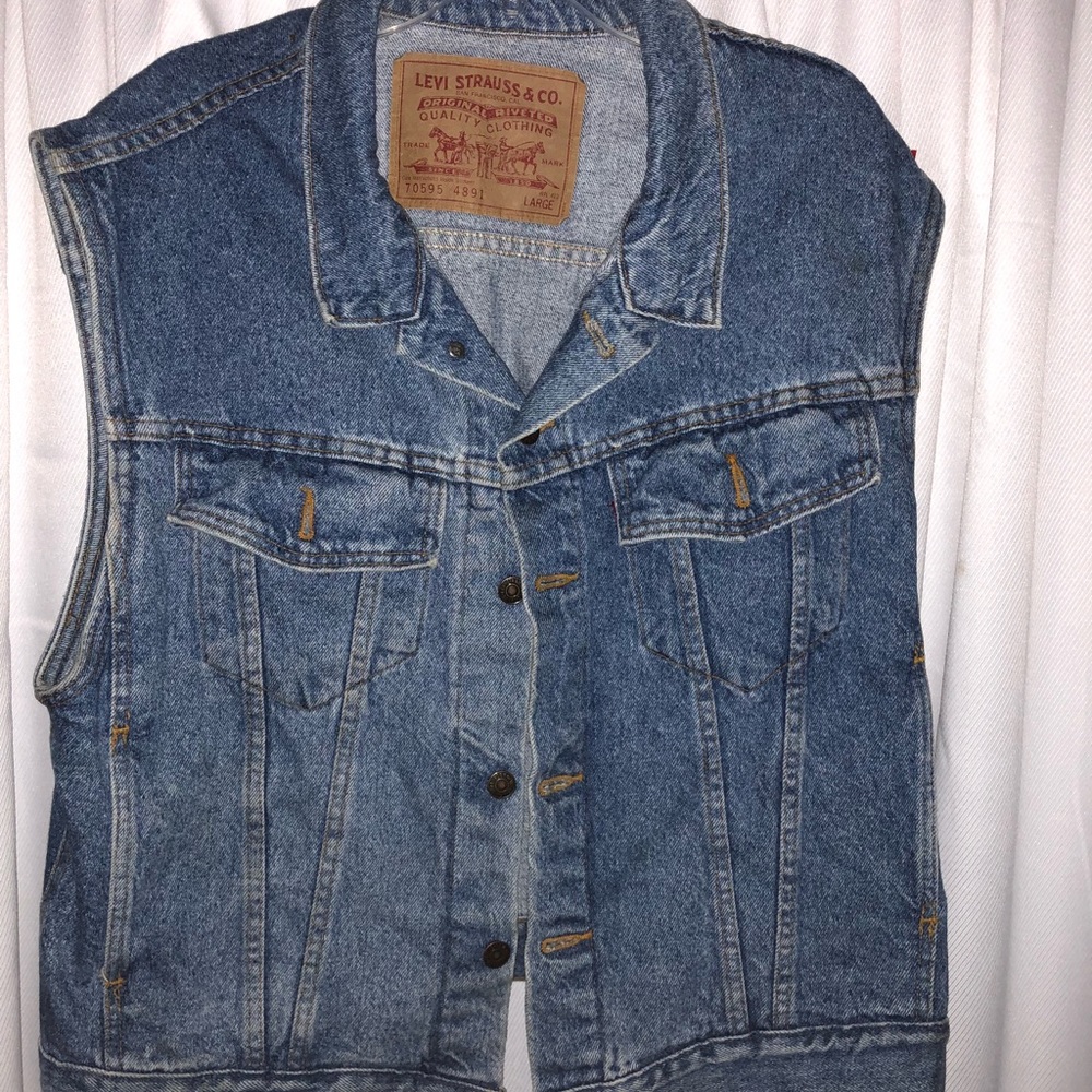 Vintage Levi Jeans Jean Vest
